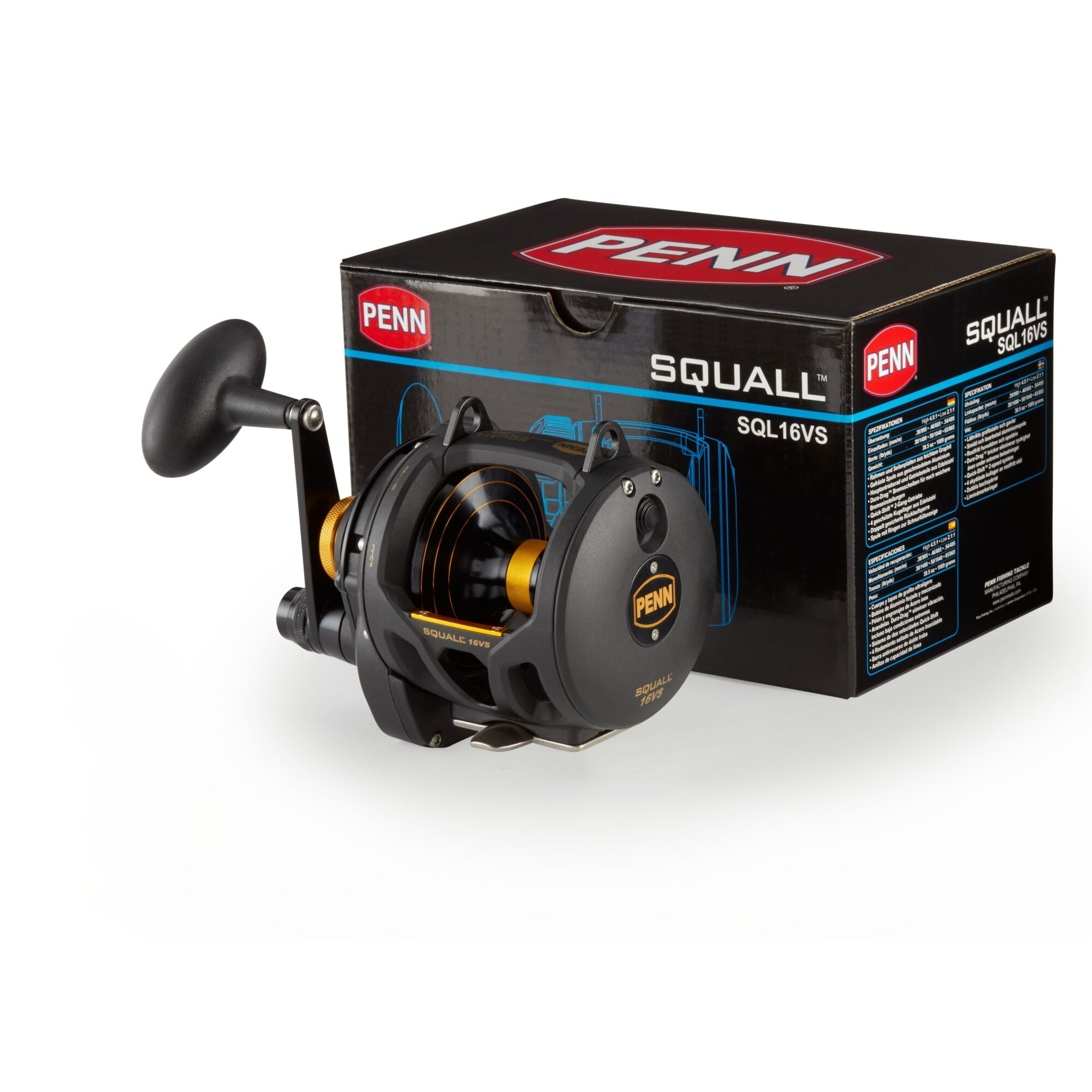 Squall® Lever Drag 2-Speed Conventional Reel