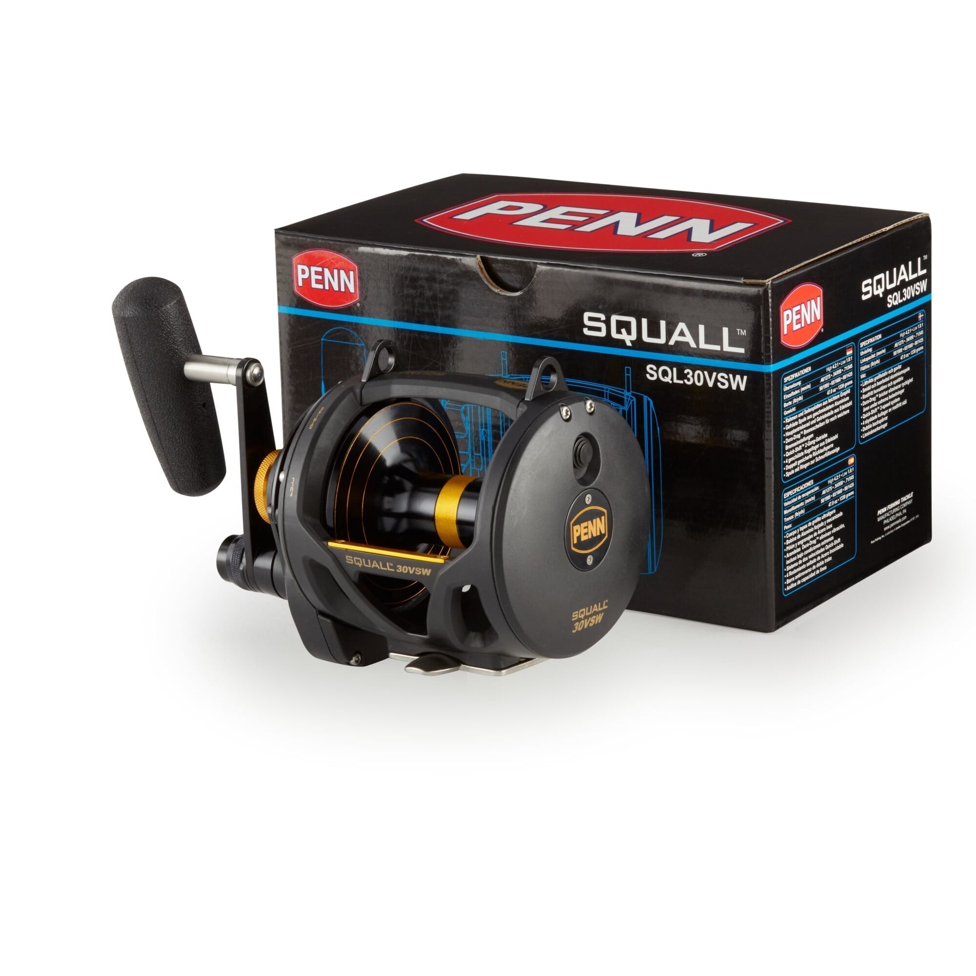 Squall® Lever Drag 2-Speed Conventional Reel